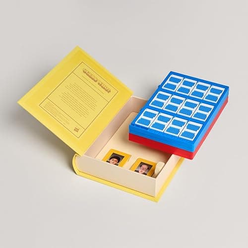 WS Game Company Guess Who? Vintage Bookshelf Edition, Linen Wrapped Book Box & Slipcase, Inspired by 1991 Version, Classic Board Games for Kids & Adults, Ages 6+ thumbnail 5