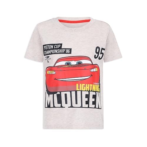 Disney Pixar Cars Lightning McQueen Boys 4 Pack T-Shirt for Toddler and Big Kids thumbnail 5