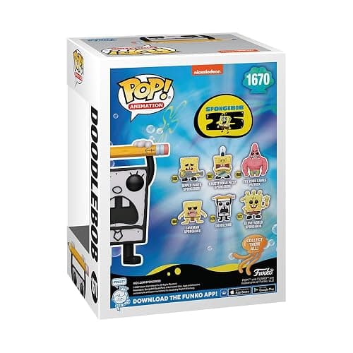 Funko POP! TV: Spongebob Squarepants 25th Anniversary - Doodlebob - Collectable Vinyl Figure - Gift Idea - Official Merchandise - for Kids & Adults - TV Fans - Model Figure for Collectors and Display thumbnail 3