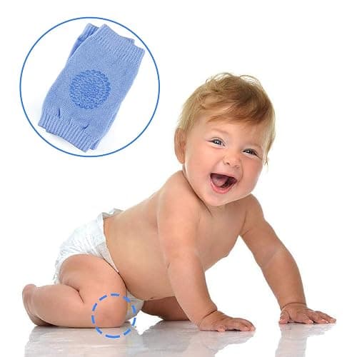 Little World Baby knee Pads for Crawling - 5 Pack Anti Slip Unisex Baby Knee Protectors - Toddler Knee Pads Gift Idea for Baby thumbnail 4