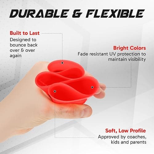 Pro Disc Cones (Set of 50) - Agility Soccer Cones with Carry Bag and Holder for Sports Training, Football, Basketball, Coaching, Practice Equipment, Kids - Includes 15 Best Cone Drills Book thumbnail 3