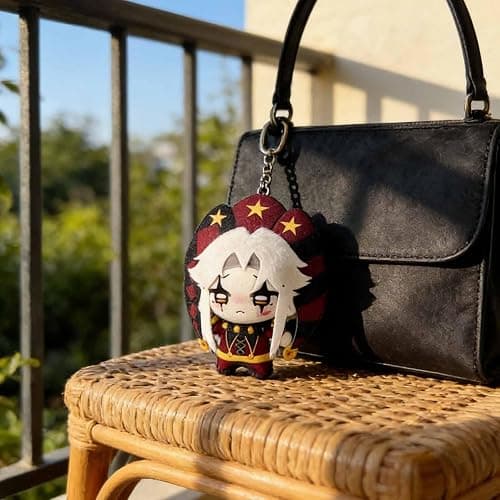 BDNXTV The Freak Circus Plush Collectible Figurine Pierrot The Freak Circus Merch Character Figure Desk Decor Gift for Fans A01 thumbnail 2