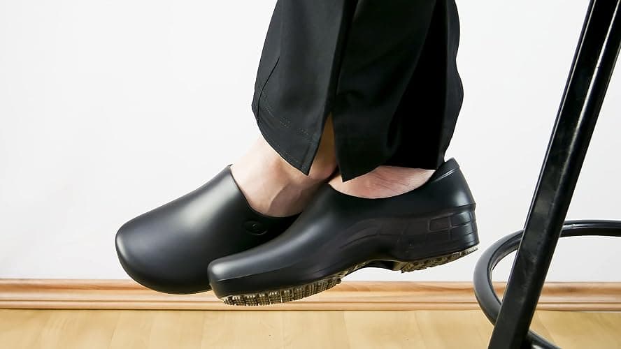 Sticky Nursing Shoes Women - Chefs - Kitchen - Nurses - Clogs for Work - Waterproof Non Slip thumbnail 2
