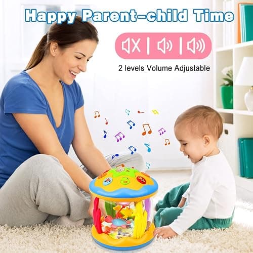 Aboosam Baby Toys 6 to 12 Months - Musical Learning Infant Toys 12-18 Months - Babies Ocean Rotating Light Up Toy for Toddlers 1 2 3+ Years Old Boys Girls Baby Gifts thumbnail 7