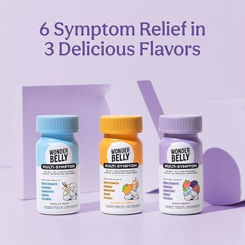 Wonderbelly Multi-Symptom Medicine, Anti-Diarrhea & Upset Stomach Relief with Bismuth Subsalicylate, Vanilla Bean, 48 Chewable Tablets thumbnail 6