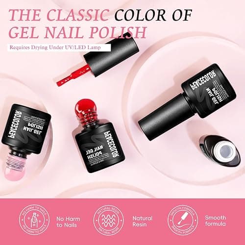 PEACECOLOR 72 Pcs Acrylic Nail Kit with Everything: Gel Nail Polish Kit with U V Light & Drill Machine Acrylic Powders 18Pcs Decoration Powder Base Top Coat Manicure Kit for Beginners Gifts for Women Girl Nail Extension Kit thumbnail 8