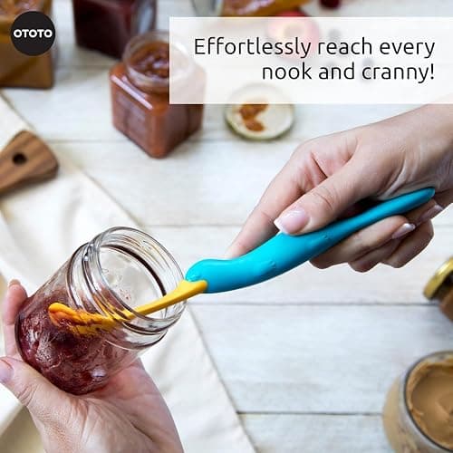 OTOTO Splatypus Jar Spatula for Scooping and Scraping - Unique Fun Cooking Kitchen Gadgets for Foodies - BPA-free & 100% Food Safe - Crepe Spreader thumbnail 4