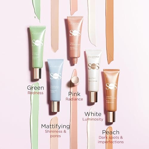 Праймер для лица цветокорректирующий и увлажняющий (Clarins SOS Make-up Primer White) thumbnail 8