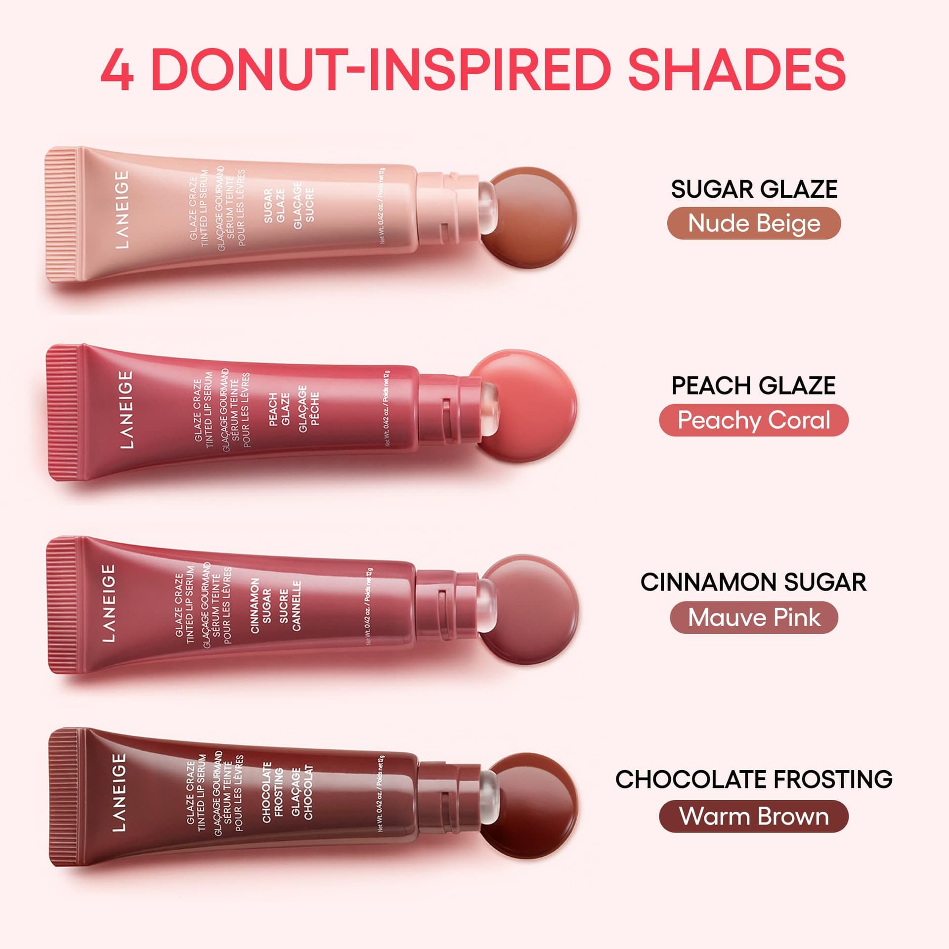 LANEIGE Glaze Craze Tinted Lip Serum, Cinnamon Sugar thumbnail 8