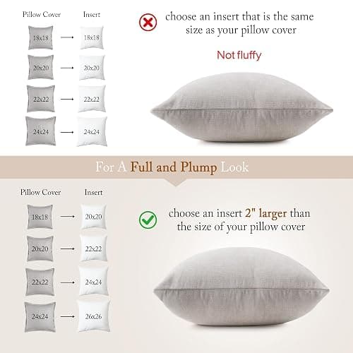 puredown® Pillow Inserts 26 x 26 Set of 2 thumbnail 6