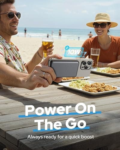 for Magsafe Portable Charger Power Bank,5000mAh Slim Wireless Magnetic Power Bank with USB C Fast Charging,Travel Essential for Magsafe Battery Pack Compatible with iPhone 17/16/15/14/13/12 Series thumbnail 7