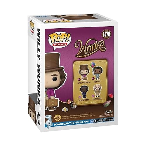 Funko POP! Movies: Wonka - Willy Wonka - Collectable Vinyl Figure - Gift Idea - Official Merchandise - for Kids & Adults - Movies Fans - Model Figure for Collectors and Display thumbnail 3