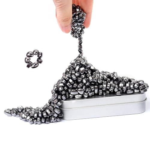 Over 500 Black Weak Magnetic Putty Stones Desk Fidget Toys for Adults. - Image 1
