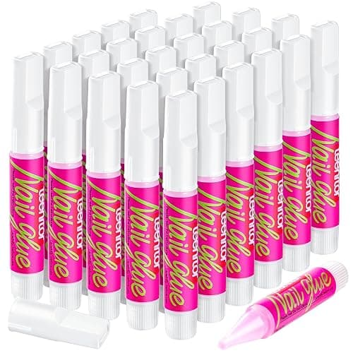 Teenitor 30Pcs Nail Glue for Acrylic Nails, Strong Nail Glue for Press Ons Nails, Nail Glue Bulk for Broken Nail Nail Bond Glue, Super Glue for Nails Fingernail Glue - Image 1