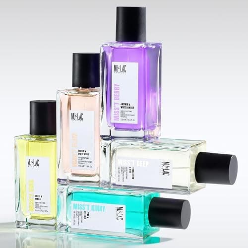MULAC - MISS'T BERRY - Essenza Ristrutturante Capelli, Profumo Capelli con Olio di Mirtillo e Cheratina Vegetale, Azione Ristrutturante, Note di Legni e Vaniglia, 100ml thumbnail 4
