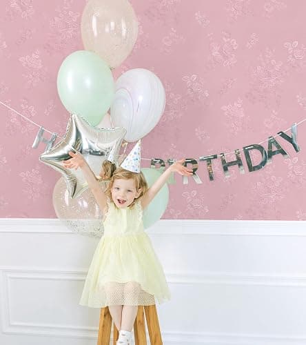 Lativo Silk Pink Peel and Stick Wallpaper Embossed Floral 511in 17.7in | Textured Vinyl Wallpaper,Self Adhesive Removable,Perfect for Bedroom Girls Kids Room,Gift Paper,Easy to Use thumbnail 3