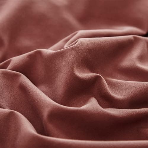 Cottonight Brick Red Comforter Set King Marroon Bedding Comforter Set Solid Modern Cotton Blackish Red Blanket Quilts Soft Simple Modern Breathable 3 Piece Hotel Quality Comforter Set for Women Men thumbnail 7