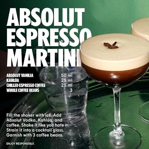 Absolut Vanilia Flavoured Vodka, 38% ABV, 70 cl, Made in Southern Sweden, Award Winning Taste, Vodka with the taste of Vanilla, Works Well for Cocktails, Passionfruit Martini thumbnail 5