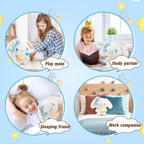 KIEAL 13 in Plush Toys, Anime Plush Kawaii Stuffed Animals Doll, Soft and Adorable Cartoon Pillow for Girls Kids Fans Birthday Present thumbnail 6