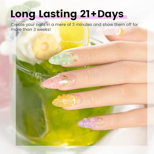 RARJSM 3D Sculpting Gel Clear Painting Gel Polish Nail Art Designs No Wipe Chrome Nail Powder Nails Charms Rhinestone Decoration Adhesive Glue Drawing Painted Sculpture Hard Gelpolish Curing Requires thumbnail 4