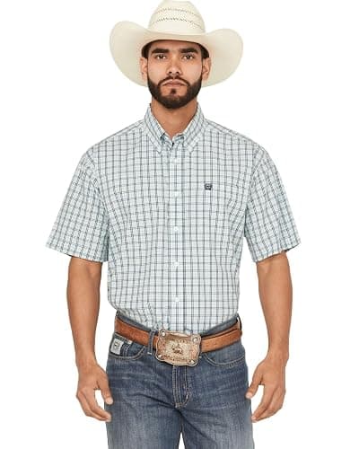 Cinch Western Shirt Mens S/S Button Geometric Royal Blue MTW1111487's Wishlist | Listful - Image 1