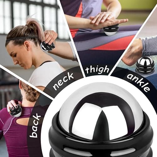 Stainless Steel Massage Roller Ball - Ice Therapy for Muscle Pain Relief, Sore Muscles, and Tension Alleviation Cold & Hot Therapy for Back, Shoulders, Legs, and Calves Myofascial Release Tool thumbnail 6