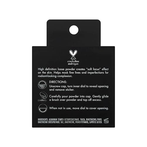 e.l.f. High Definition Powder, Loose Powder, Lightweight, Long Lasting, Creates Soft Focus Effect, Masks Fine Lines and Imperfections, Sheer, Radiant Finish 8g thumbnail 4