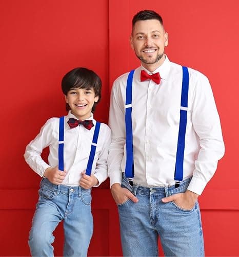MDSTYLE Suspenders for Men Women Boys - Adjustable Y-Back thumbnail 3