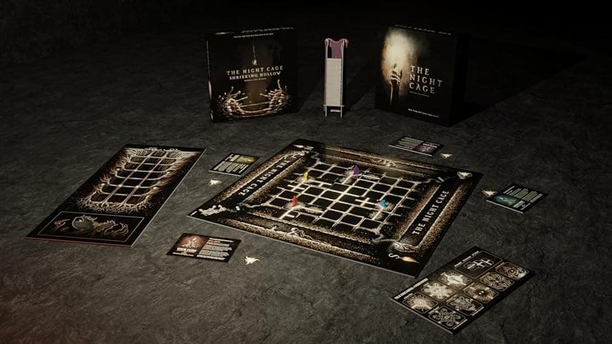 Smirk & Dagger The Night Cage Expansion The Shrieking Hollow | Tile Placement Cooperative Board Game with New Threats and Challenges, For Ages 14+, 1 to 5 Players & 40 to 60 Min Playtime thumbnail 2