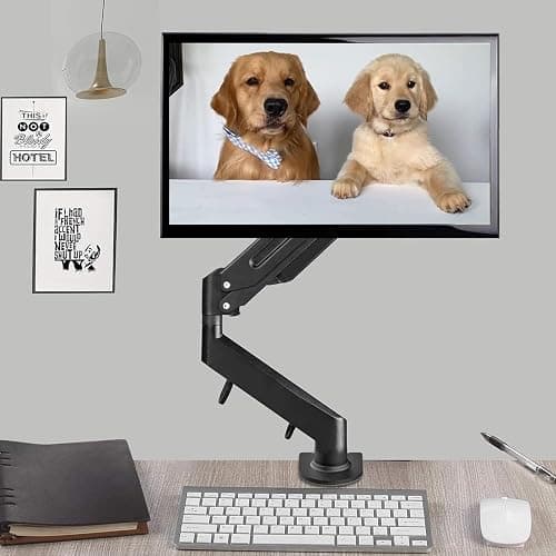 Suptek Monitor Mount Gas Spring Monitor Arm Desk Mount Fully Adjustable Fits 17 20 22 23 24 26 32 inch Monitors Weight Capacity up to 22 lbs thumbnail 6