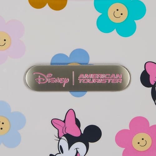 American Tourister Minnie Mouse Carry-On Luggage - Airline Approved, Durable Hardshell with Vibrant Minnie Mouse Design - Roll Confidentially with Spinner Wheels & Colorful Adjustable Handle thumbnail 8