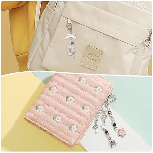 VZZNN 4 PCS Y2K Keychain Cute Keychain Accessories Y2K Phone Charms With Tether Tab Aesthetic Keychains thumbnail 5