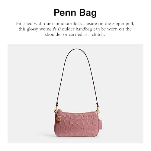 COACH womens Penn Shoulder Bag in Signature Leather thumbnail 2