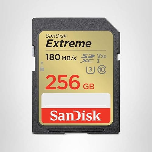 SANDISK 256GB Extreme SDXC UHS-I Memory Card - C10, U3, V30, 4K, UHD, SD Card - SDSDXVV-256G-GNCIN thumbnail 8