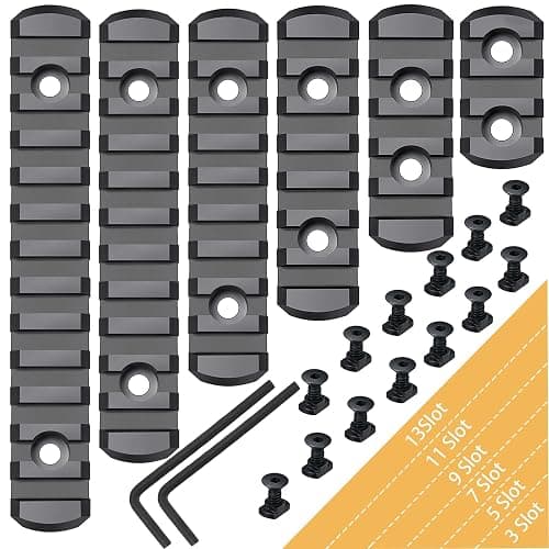 Pecawen Picatinny Rail Polymer 5 Slots 7 Slots 9 Slots 11 Slots 13 Slots Single Picatinny Rail Ultralight Rail thumbnail 5