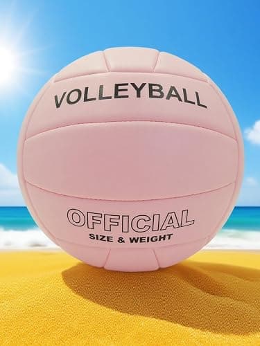 VerdeFlow Volleyball Ball Official Size 5 Volleyballs for Indoor Outdoor Beach Pool Game Play for Team Beginners Professional TPU Leather Training Practice Volley Balls thumbnail 8