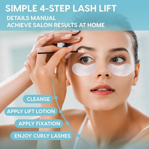 AYASAL Lash Lift Kit: Korean Formula Eyelash Perm, Non-Irritating Gentle Eyelash Lift Kit, Thio-Free Formula for Lash Lifting and Coloring - with Detailed Instructions for Home Use thumbnail 7