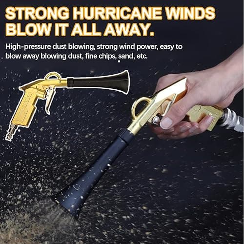 QZQUFJ Air Compressor for Car Detailing Detailing Tool, High Pressure Air Gun Dry Cleaning Tool Kit, Air Gun, Car Clean Gun, Cleaning Gun, for Car Dry Cleaning thumbnail 7