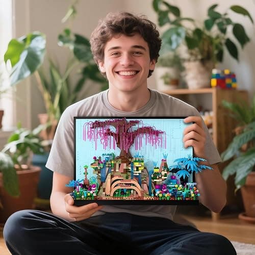 Micro Brick Tree of Life Building Set, Creative Nature World Model, 3D Wall Art Home Office Decoration or Table Display, Collectible Display Set, Ideas Gift Building Toy for Adults,Teens Ages 8+ Kids thumbnail 2