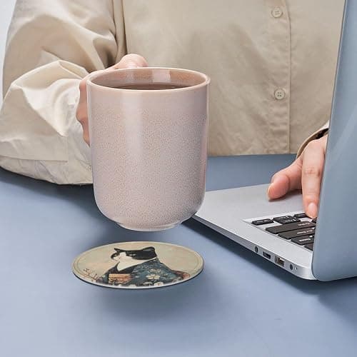 Leather cat coasters  thumbnail 7