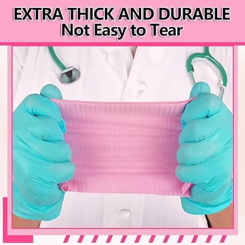 50 PCS Pink Dental Bibs Disposable Nail Art Table Mats Foldable Nail Paper Towels, 3 Ply Disposable Dentist Napkins Patient Bibs Tattoo Bibs Sheets for Salon Manicure Tattoo Dental Clinic thumbnail 7