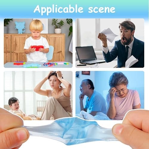 Ice Cube Sensory Toys 24 Pcs Squishy Fidget Stress Cube for Adults Kids Anxiety Stress Relief Hand Therapy Sensory Squishy Ball Classroom Prize Box Toys thumbnail 6