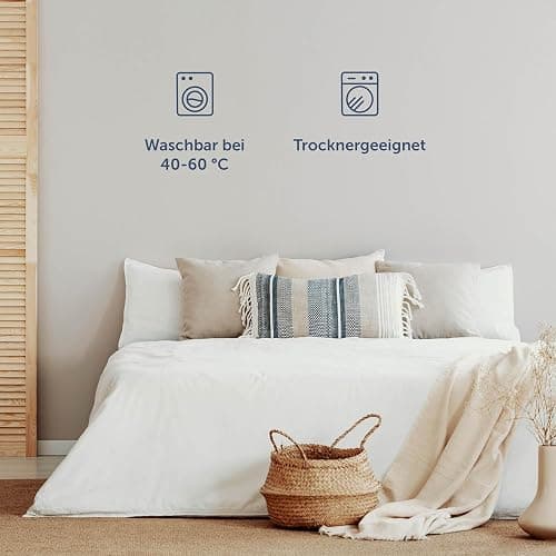 Blumtal® Spannbettlaken 180x200cm aus Microfaser - Oekotex zertifiziertes Bettlaken 180x200 - Leintuch 180x200/Spannbettuch 180x200cm - Spannleintuch 180x200-180x200 Spannbettlaken - Laken - Schwarz thumbnail 7
