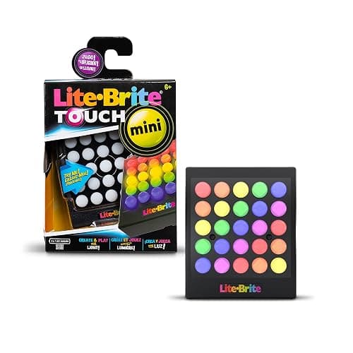 Lite Brite Mini Touch, Create Art with Light, Enhances Creativity, Gift for Girls and Boys Ages 6+ - Image 1