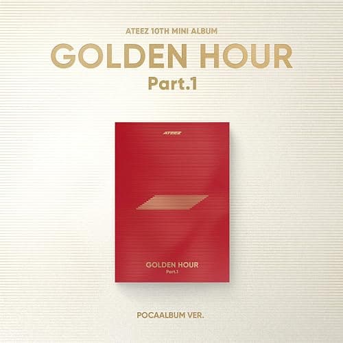 ATEEZ GOLDEN HOUR : Part.1 POCAALBUM Ver. Package Cover + Photo Stand + QR Card + Image Card + Photocard + Sticker Set + Digital Contents + User Guide + 2 Pin Badges + 4 Extra Photocards thumbnail 2