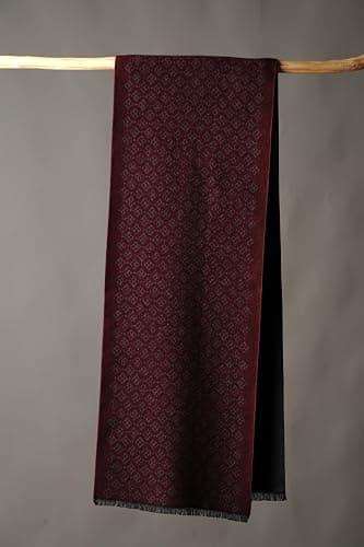 CUDDLE DREAMS Men's Silk Scarves for Winter, 100% Mulberry Silk Brushed, Luxuriously Soft & Warm, Decent Box Packed thumbnail 3