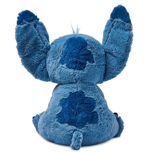 DISNEY STORE Official Stitch Medium Soft Toy for Kids, Cuddly Character with Fuzzy Texture and Embroidered Details, Flexible Floppy Ears, Disney Plushy Suitable for All Ages. thumbnail 4