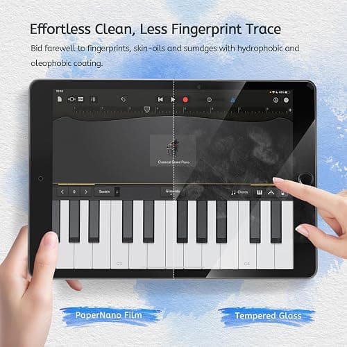 MOBDIK 2 Pack Paperfeel Screen Protector Compatible with iPad 9/8/7 (10.2 Inch, 2021/2020/2019, 9th/8th/7th Generation), Crafted for Natural Writing, Anti Glare with Easy Installation Kit thumbnail 7