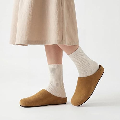 Stelle Clogs Women Mens Arch Support Suede Soft Cork Footbed Sandals Potato Shoes Slip on Home Slippers Non-Slip Comfort thumbnail 2