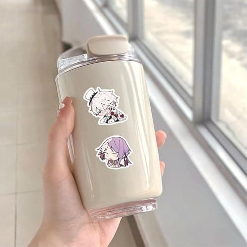 66Pcs Bungo Stray Dogs Themes Waterproof Stickers for Water Bottle Cup Laptop Bike Skateboard Luggage Box Vinyl Graffiti Patches BRJKT thumbnail 7